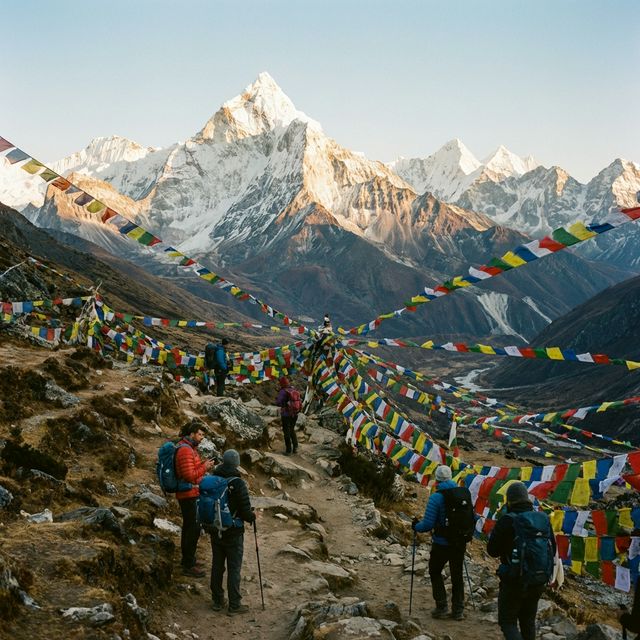 Trekking in the Himalayas