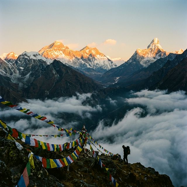 Himalayan mountain view